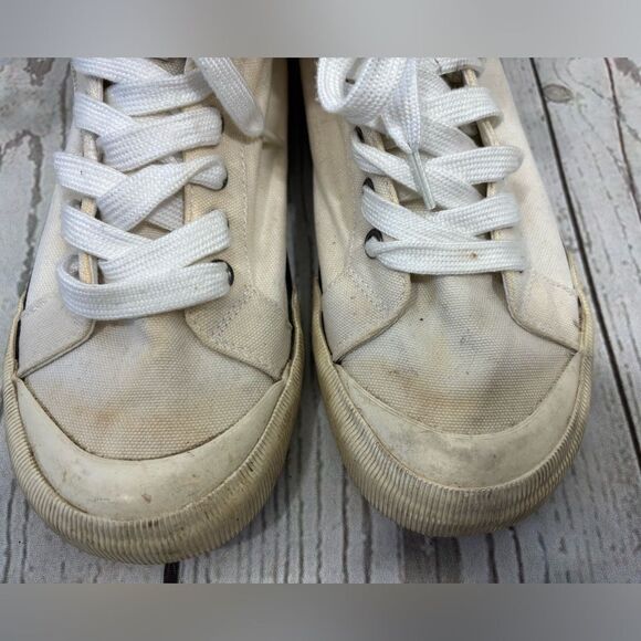 Worn Rocket Dog Jazzin Hi-Top Trainers Women's Sneakers - Picture 4 of 12